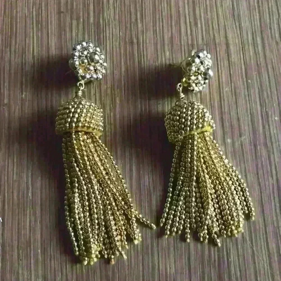 Lisi Lerch gold tassel earrings - Picture 1 of 1